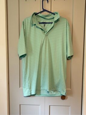 Men's Mint Green Short Sleeve Polo Shirt